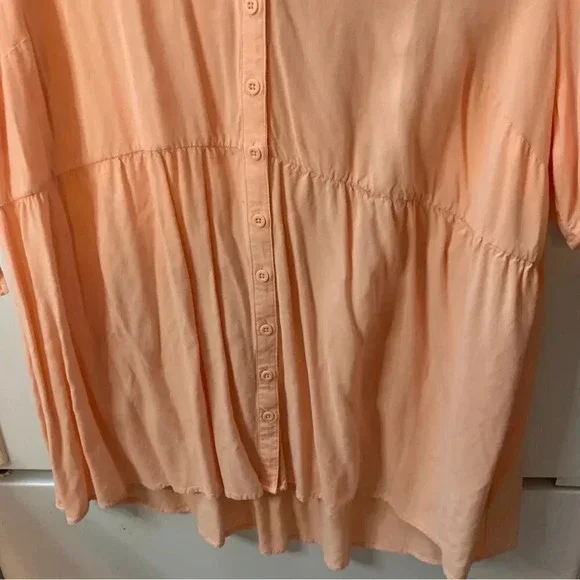 NWOT Torrid Babydoll Challis Tie Sleeve Top 3X - Picture 7 of 9